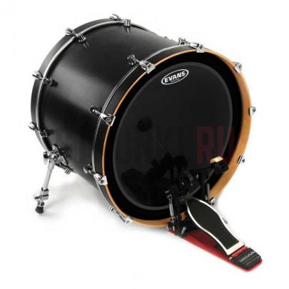 Пластик для бас-барабана 24", Evans BD24EMADONX EMAD Onyx