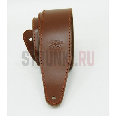 Ремень для гитары, Fidel FL111034LP Premier, кожаный, коричневый
