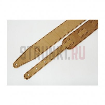 Ремень для гитары, Fidel FL66011L11 Leather 11, кожаный, светлый орех
