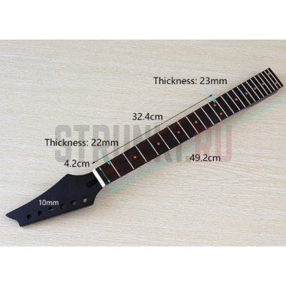 !!! УЦЕНКА !!! Гриф для электрогитары Ibanez, кленовый, 24 лада, Bestwood IBZ M1 Black