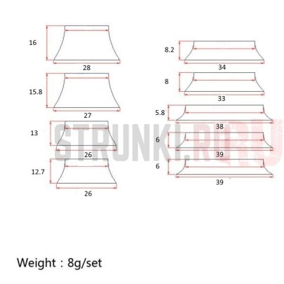 !!! УЦЕНКА !!! PARTS инлей трапеции Les Paul Style, натуральный перламутр