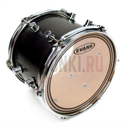 Пластик для малого, том и тимбалес барабана 13", Evans TT13EC2S EC2 Clear