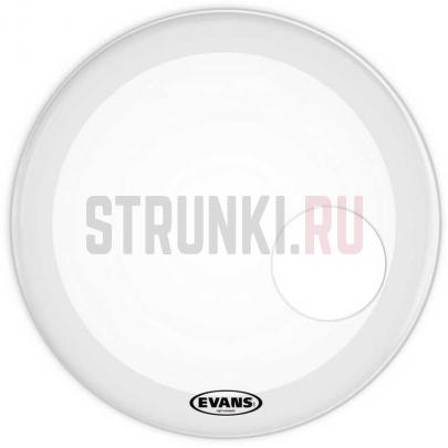 Пластик для бас-барабана 24", резонансный, Evans BD24RSW EQ3 Resonant Smooth White
