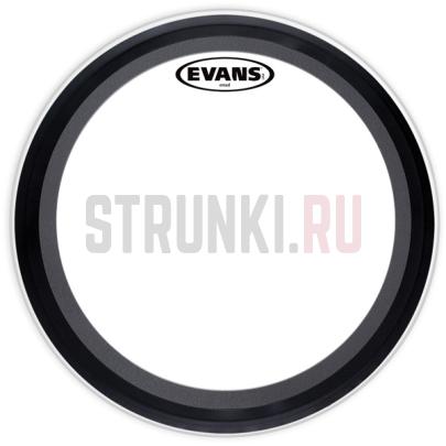 Пластик для бас-барабана, 20", Evans BD20EMADCW EMAD Coated White
