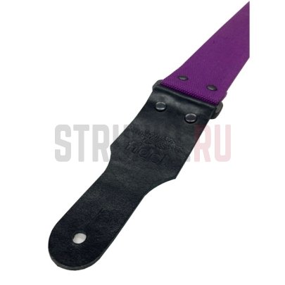 Ремень для гитары Fidel FL0015C Cotton, сиреневый