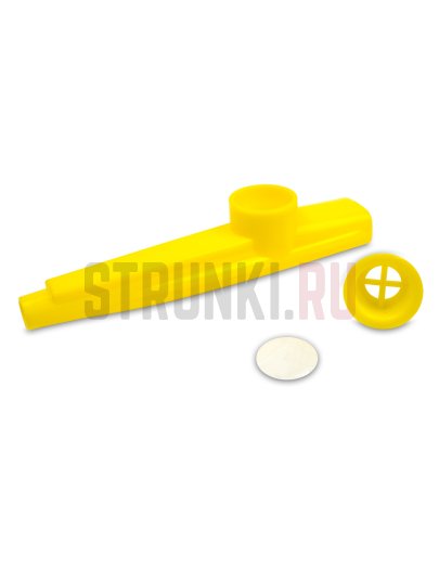 Казу цветной пластиковый - цвет желтый, Cascha HH-2195