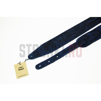 Ремень для гитары Fidel FL60004L21 Leather 21, неон