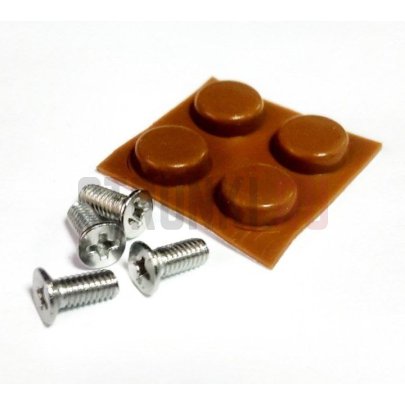 Ножки для педали, резиновые, Parts, 4 шт