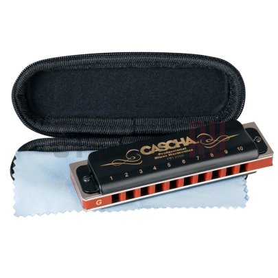 Губная гармошка, диатоническая, Cascha HH-2160 Professional Blues G
