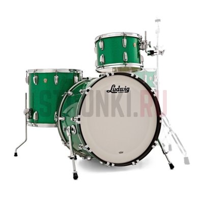 Набор барабанов, зеленый Ludwig L88204AX52 Classic Maple MOD