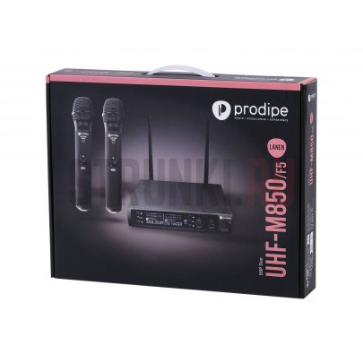Беспроводная микрофонная система, 2 ручных передатчика, Prodipe DSP-DUO-UHF-M850/F5