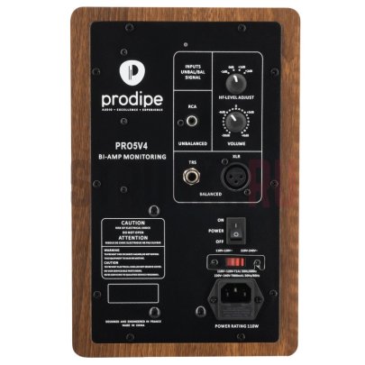 Студийный монитор активный, 75Вт, орех, Prodipe PRO5V4WW Pro5