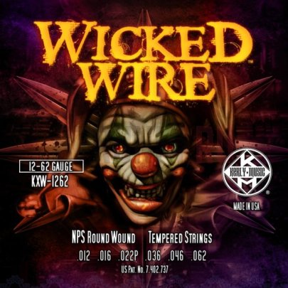 Струны для электрогитары Kerly Wicked Wire KXW-1262 12-62