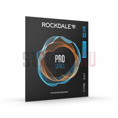 Струны для акустической гитары ROCKDALE PRO Phosphor Bronze Heavy 12-53