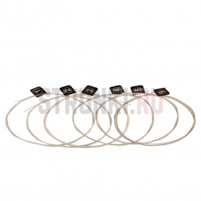Струны для классической гитары ROCKDALE PRO Silver Nylon Hard 28-45