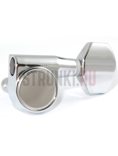 Колок одиночный HC Tuner SG221-D07, левый, хром