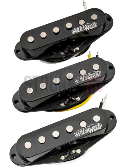 Комплект звукоснимателей синглов, SSS, Wilkinson WOHSa M Series Low Gauss, Alnico 5