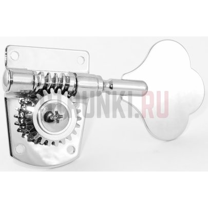 Колок одиночный HC Tuner GB500, CHROME, для бас-гитары, хром, правый