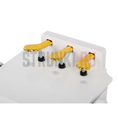 Подставка-удлинитель педалей пианино для детей, белая, Rin LB-P3WH