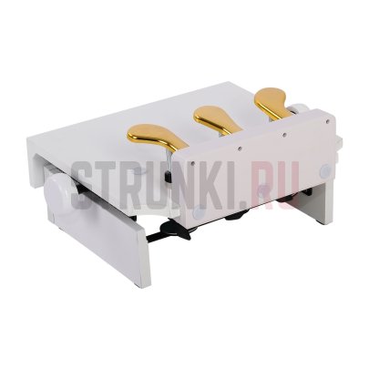 Подставка-удлинитель педалей пианино для детей, белая, Rin LB-P3WH