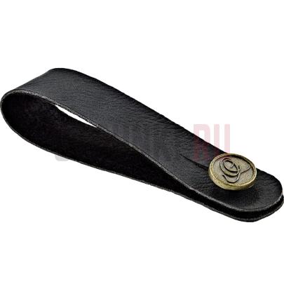 Держатель ремня на гриф, черный, Ortega CONNECT-BK Vegan Series