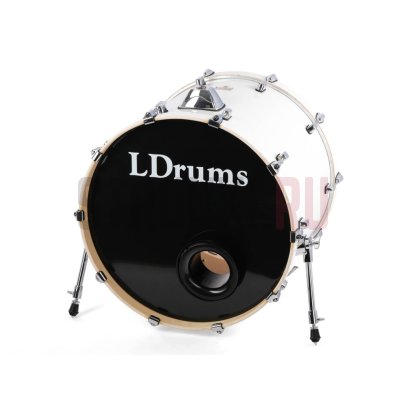 Бас-барабан 22" x 18", белый, LDrums 5001011-2218