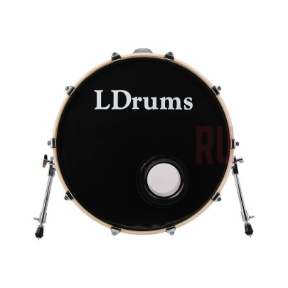 Бас-барабан 22" x 18", белый, LDrums 5001011-2218