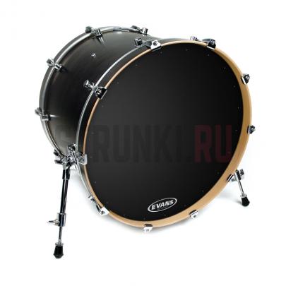 Пластик для бас-барабана 22", резонансный, черный, Evans BD22RA EQ1 Resonant