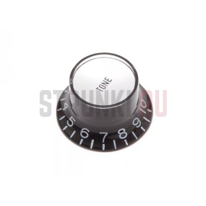 Ручка потенциометра Hosco KB-130TI, SG style, дюймовая, тон, белая