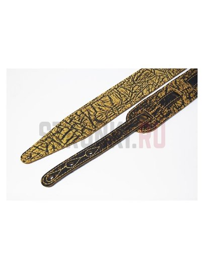 Ремень для гитары Fidel FL8021LT Leather Tigina, солнечное дерево