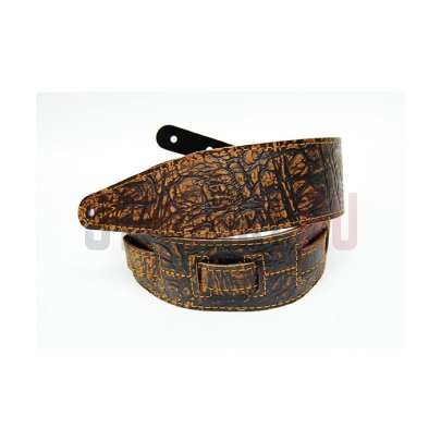 Ремень для гитары Fidel FL80146LT Leather Tigina, коричневый