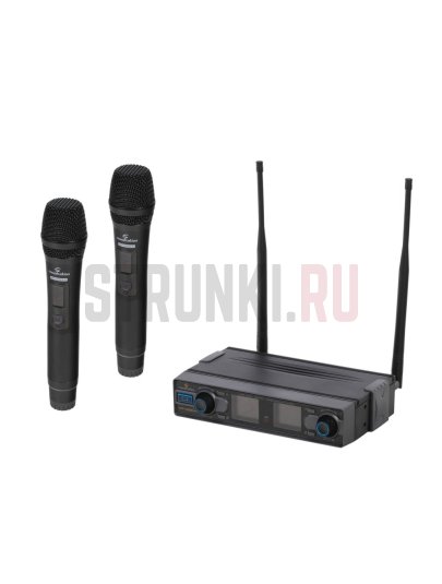 Беспроводная микрофонная система, 2 ручных передатчика, Soundsation WF-D290HH