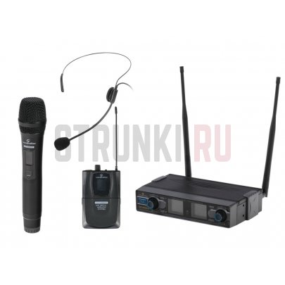 Беспроводная микрофонная система, ручной и головной микрофон, Soundsation WF-D290HP