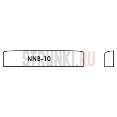 HOSCO NNB-10, заготовка под порожек, латунь (43х5х7.5mm)