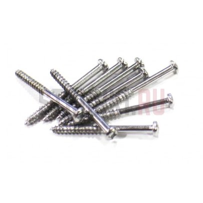 Musiclily M601 Саморез для крепления бас-гитарных датчиков (2.6x37mm), хром