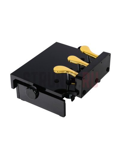 Подставка-удлинитель педалей пианино для детей, чёрная, Rin LB-P3BK