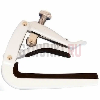 Каподастр для акустической гитары, Alice A007N-A/WH, белый