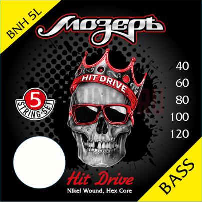 Струны для бас-гитары Мозеръ BNH-5L 40-120