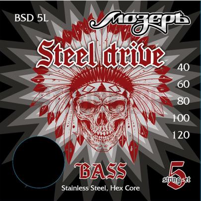 Струны для бас-гитары Мозеръ BSD-5L 40-120