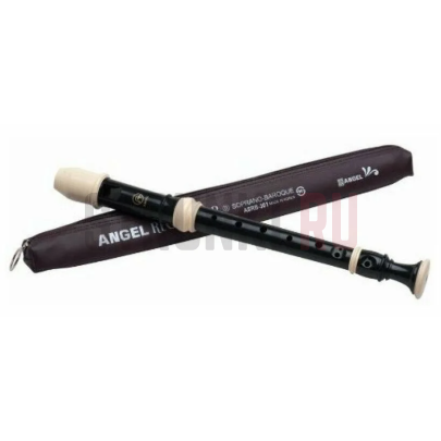 Блокфлейта сопрано, Angel ASRB-301 Classic, барочная система, черная