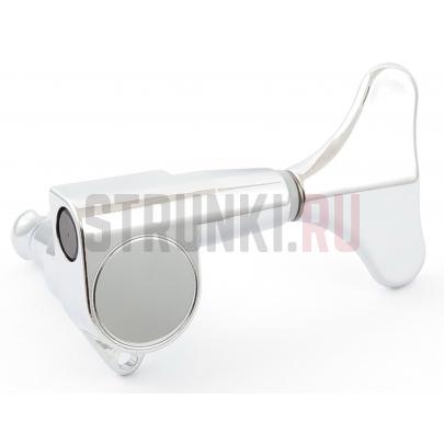 Колки 4 в линию реверсные для бас-гитары HC Tuner GB100-D51, CHROME, хром