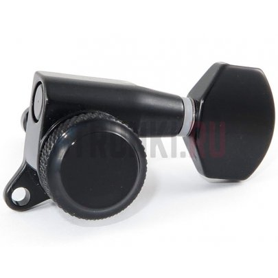 Колки локовые 4+4 HC Tuner LC721-D07 21:1, BLACK, черный
