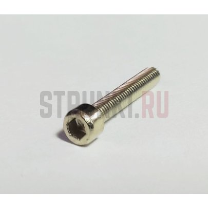 Винт для звукоснимателя, хамбакер 18x3 мм, хром, Parts