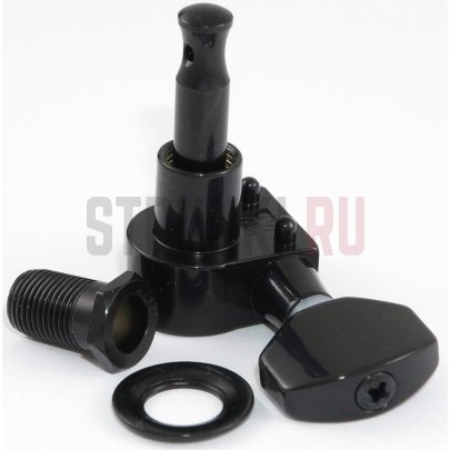 Колки 6 в линию реверсные HC Tuner SG221-D07 Black, черный