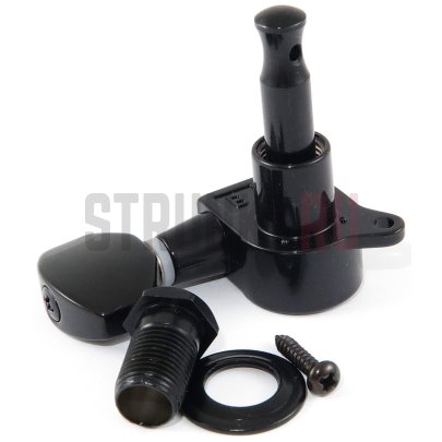 Колки 6 в линию HC Tuner SG721-D07 BLACK, черный