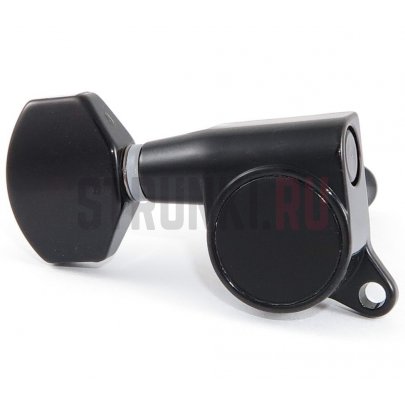 Колки 7 в линию реверсные HC Tuner SG721-D07 BLACK, черный