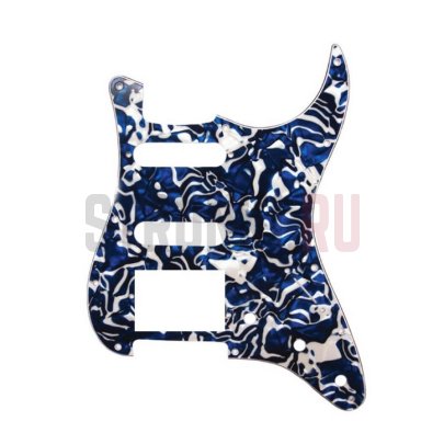 Панель HSS Fender Style, D'Andrea DPP-ST-BSP-HSS, четырехслойная синий перламутр