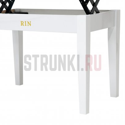 Банкетка, белая, искусственная кожа, Rin LB-11WHG