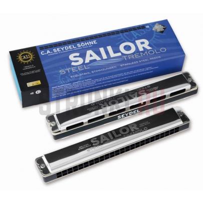 Губная гармошка тремоло, Seydel Sohne 26480D Sailor Steel D