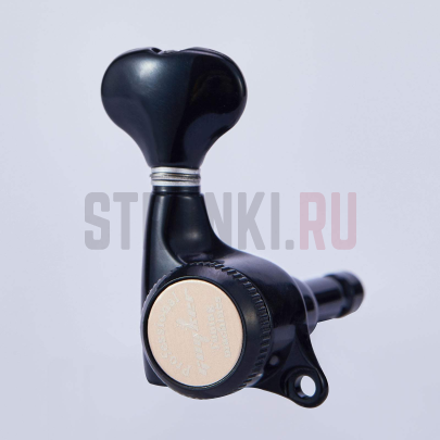 Колки 6 в линию локовые Guyker GK-501D6SP, левые, черный